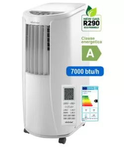 Condizionatore mobile "toyotomi tad 2220" con wi-fi, 2,06 kw